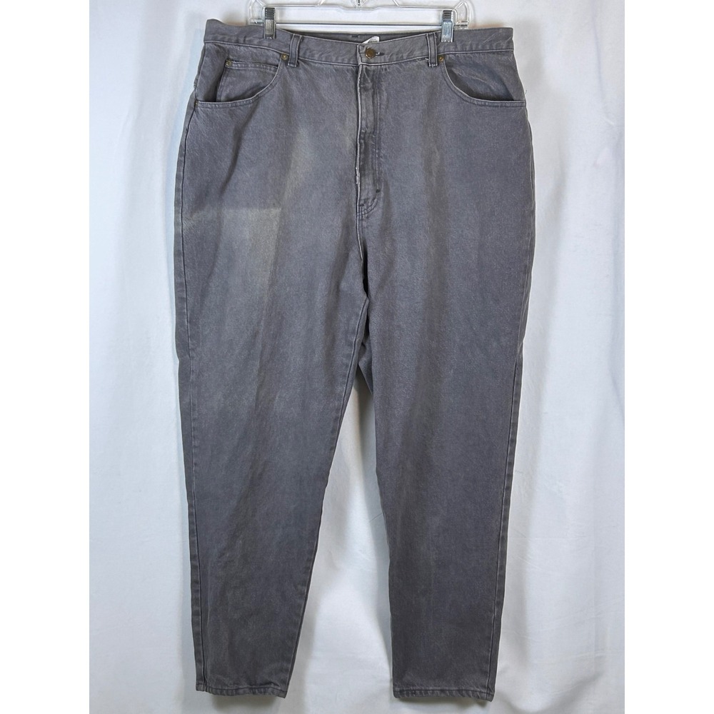 Vintage Capistrano Denim Jeans Womens Gray High Rise Tapered Leg Cotton 24W